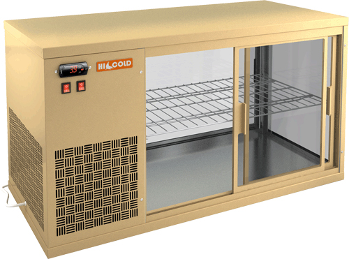 Витрина холодильная HICOLD VRL 1100 L Beige