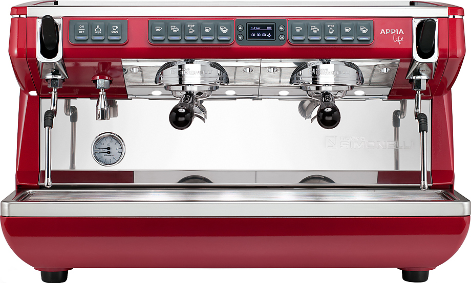 Кофемашина Nuova Simonelli Appia Life XT 2Gr V red высокие группы