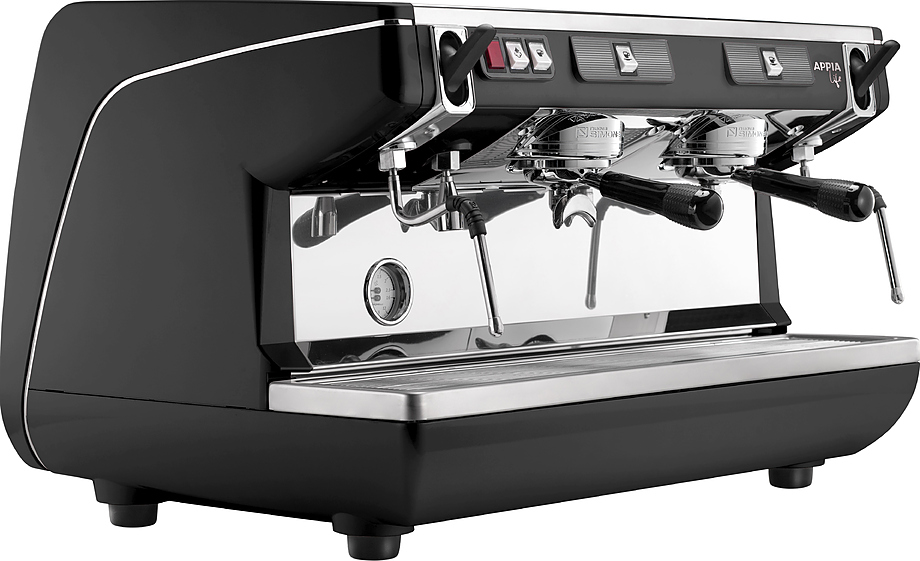 Кофемашина Nuova Simonelli Appia Life 3Gr S black высокие группы, экономайзер