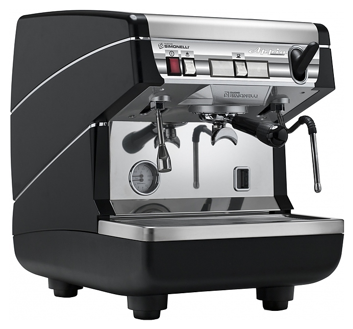 Кофемашина Nuova Simonelli APPIA II 1 Gr S black высокая группа