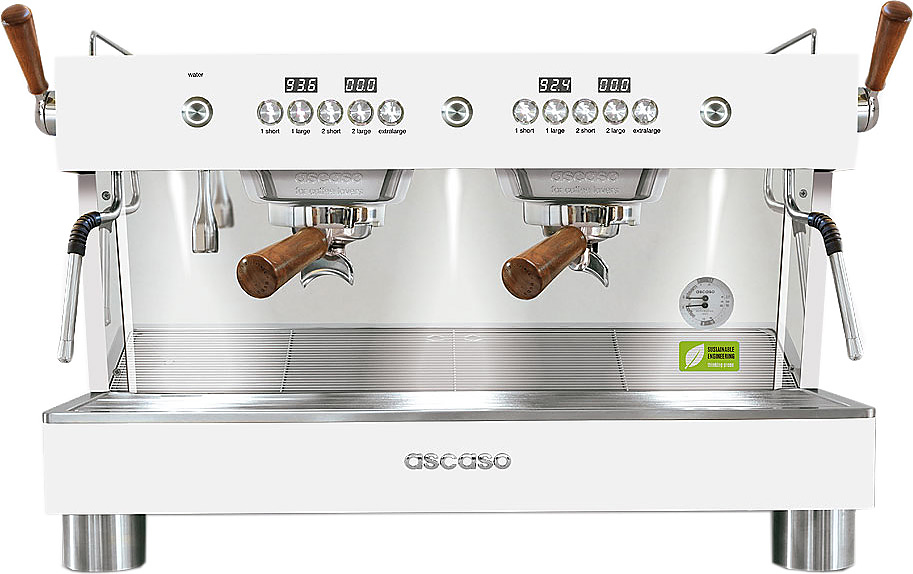 Кофемашина Ascaso Barista T Plus 2 Gr white wood