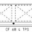 Шкаф расстоечный  Pavailler  CF 68 4 TPS 60X80 2 двери 4 тележки