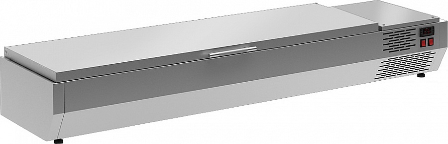 Витрина холодильная Carboma A40 SM 2,1 0430 (9 GN 1/3) с крышкой