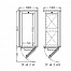 Шкаф расстоечный Pavailler CF 68 2 AP 60X80 1 дверь 2 тележки