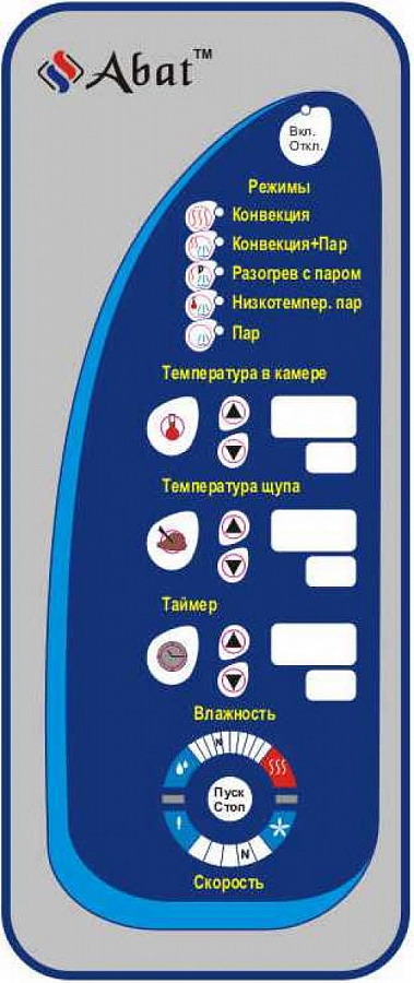 Пароконвектомат Abat ПКА 6-1/1ПМФ